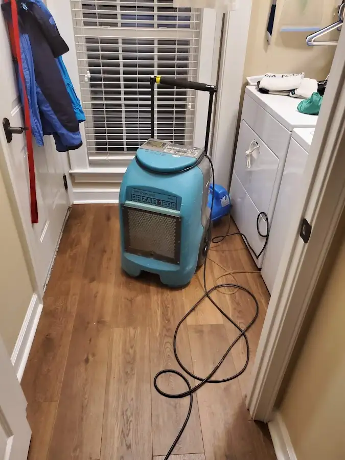 Commercial dehumidifier deployed for Crawl Space Restoration in Center